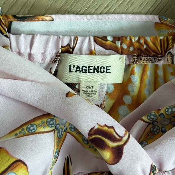 NWOT L’Agence Sachi Shell print maxi dress - Picture 8 of 9